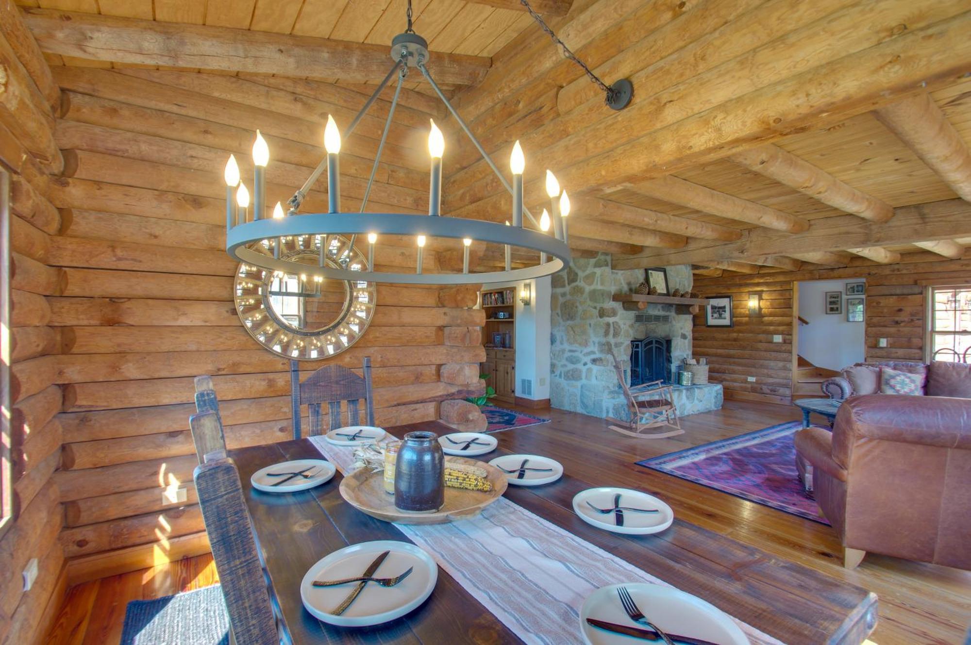 Cozy Log Cabin Getaway With Fire Pit And 3 Acres! Ruckersville Dış mekan fotoğraf